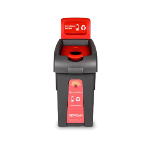 Корзина для сортировки батареек Fantom, 50 л